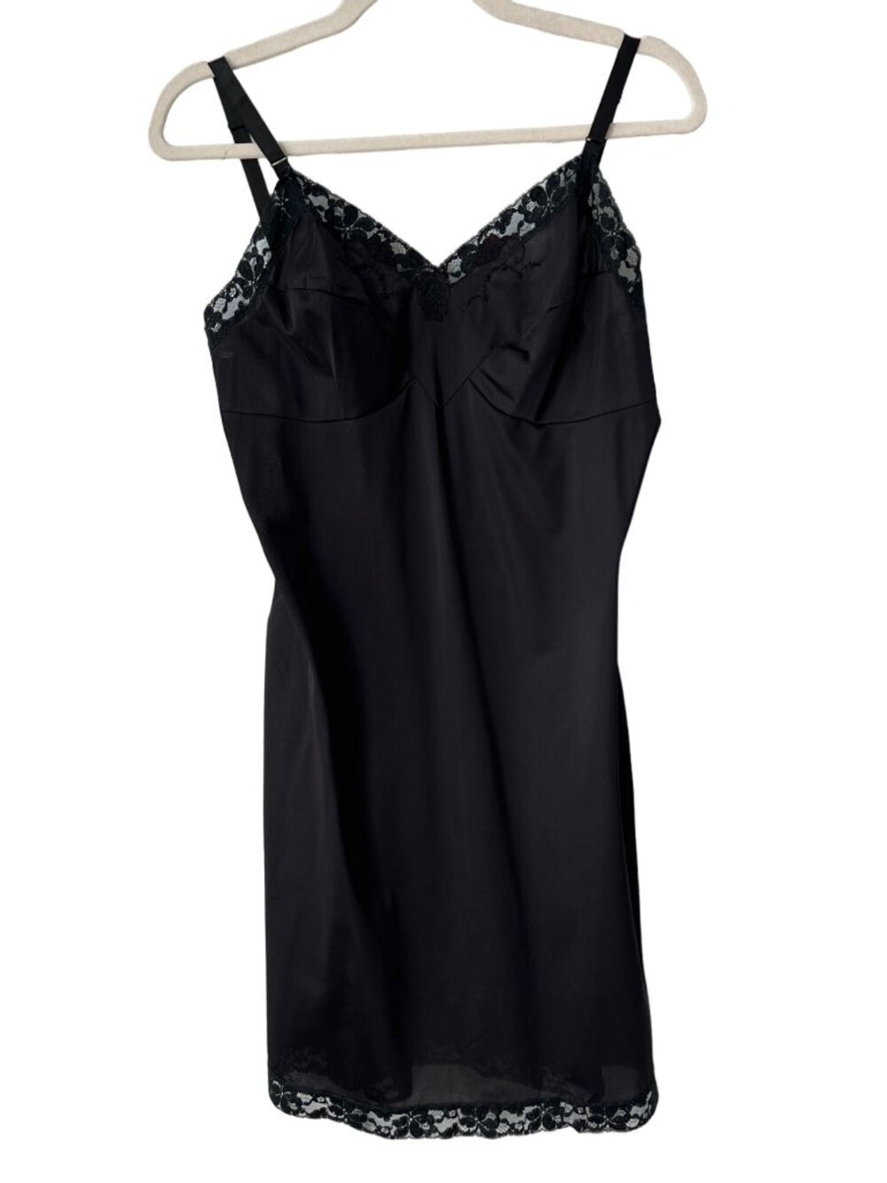 Vintage 50s Gaymode Penneys Lace Slip Size 38 Medium Dress Whimsigoth Pinup